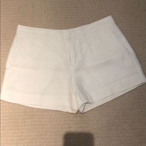 Joie white linen Merci shorts